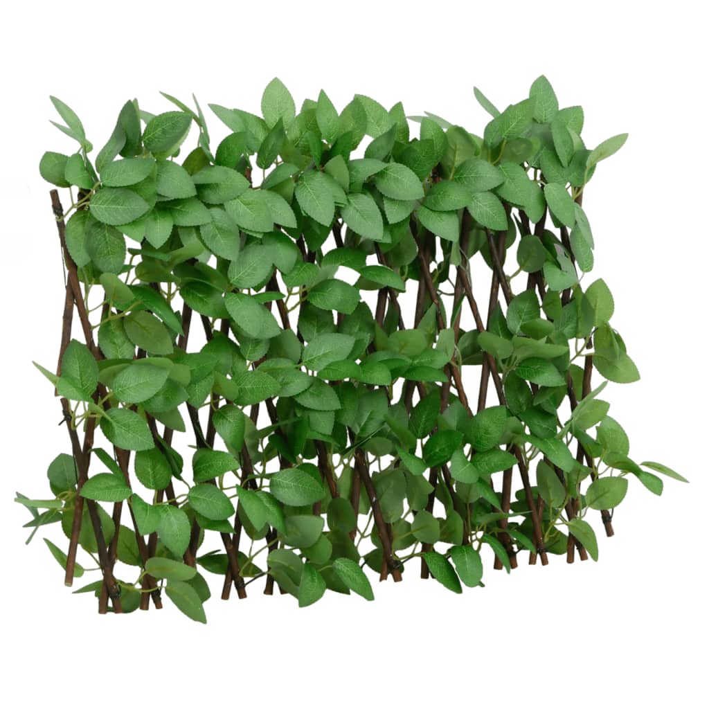 Säleikkö Tekomuratti Laajennettava 5 Kpl Vihreä 180X30 Cm