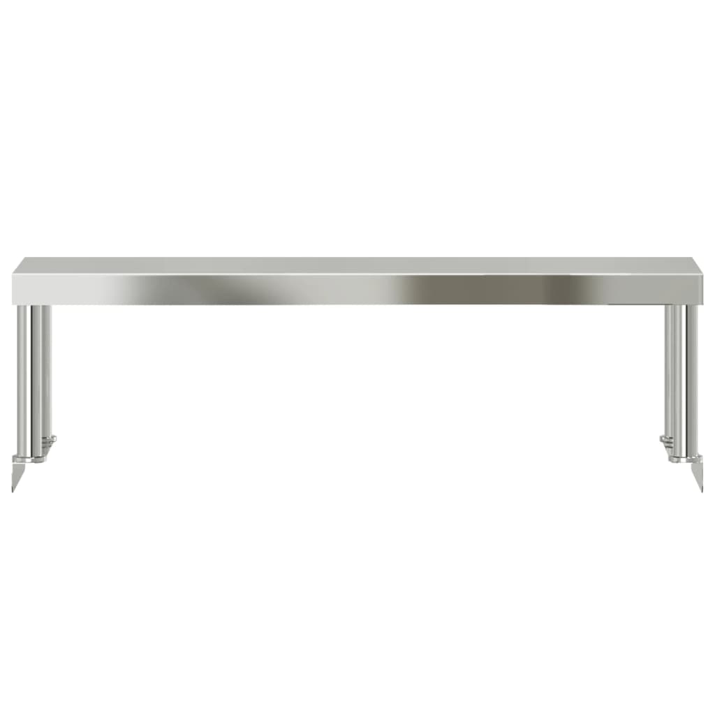 Keittiön Työtason Hylly 110X30X35 Cm Ruostumaton Teräs