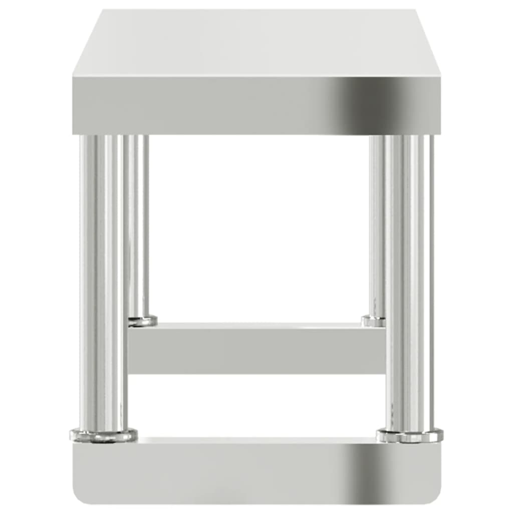 Keittiön Työtason Hylly 110X30X35 Cm Ruostumaton Teräs