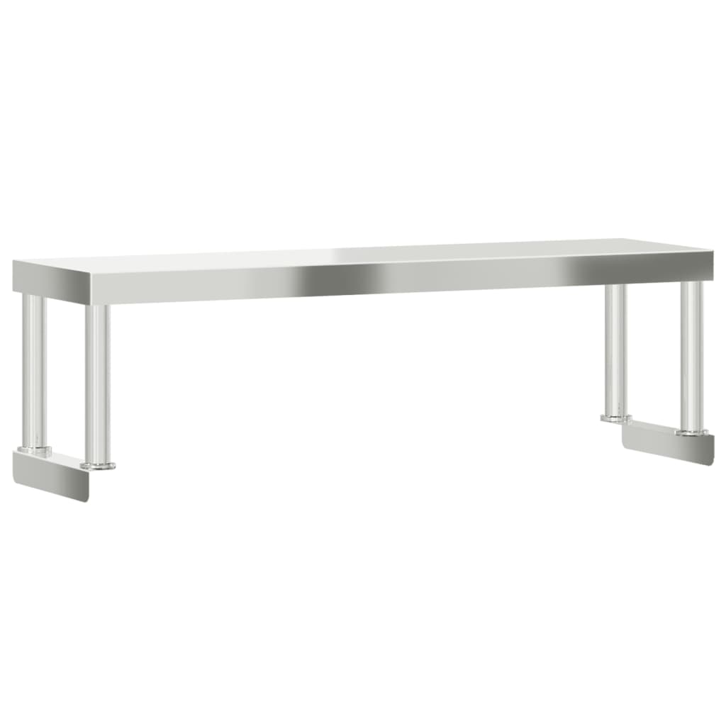 Keittiön Työtason Hylly 110X30X35 Cm Ruostumaton Teräs
