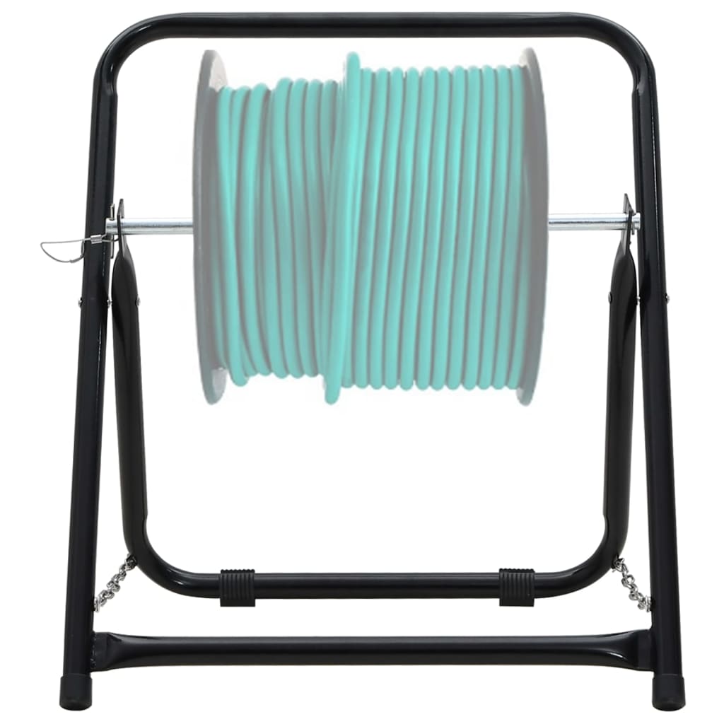 Letkukelakärry 48 Cm 45 Kg Musta Jauhemaalattu Teräs