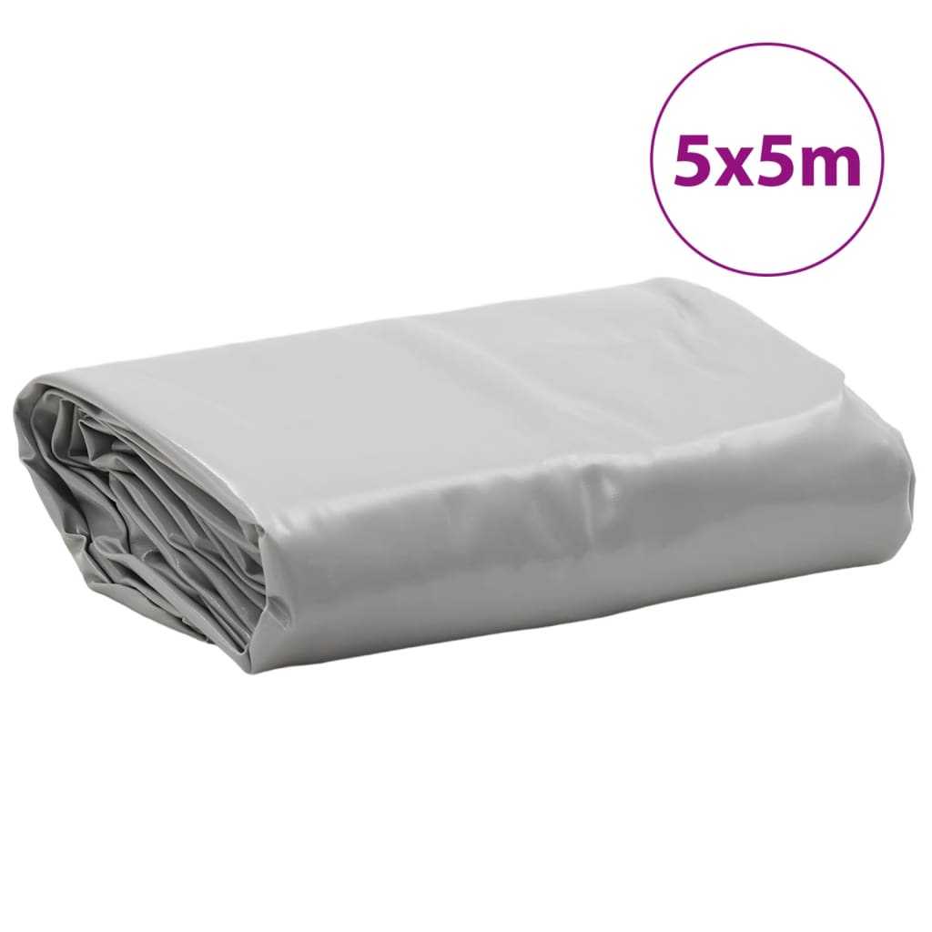 Pressu Harmaa 5X5 M 650 G/M²