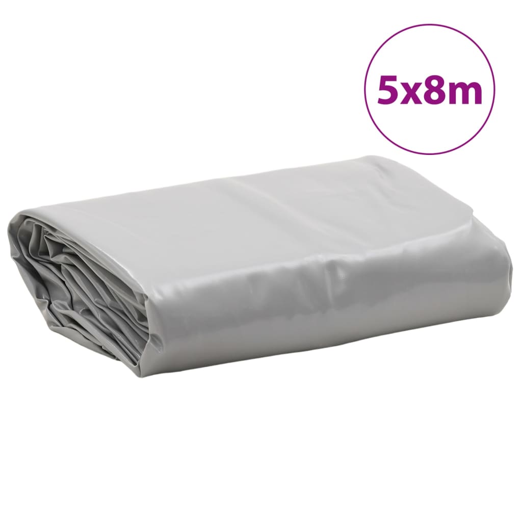 Pressu Harmaa 5X8 M 650 G/M²