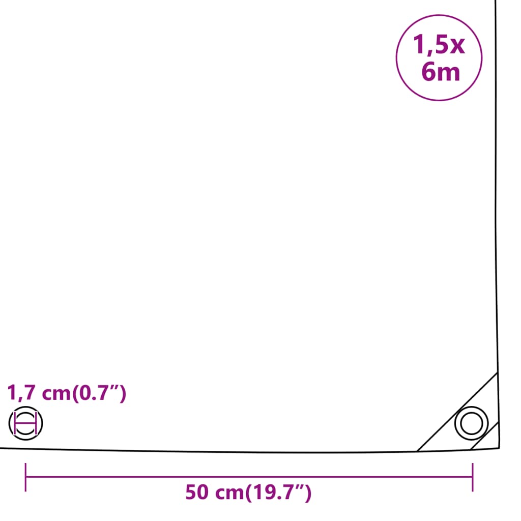 Pressu Antrasiitti 1,5X6 M 650 G/M²