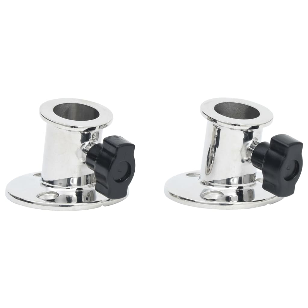Bimini-Katteen Pyöreä Kiinnitin 26 Mm Putkeen 2 Kpl Teräs