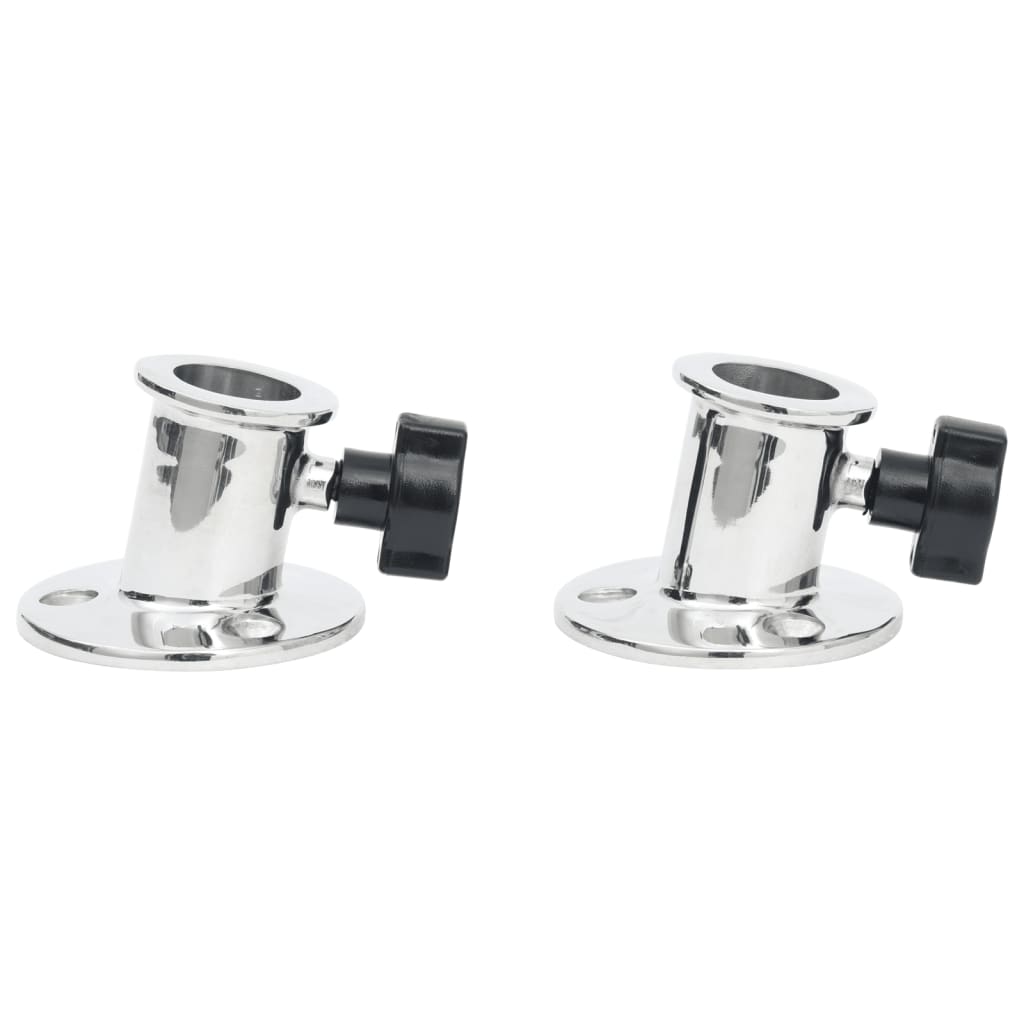 Bimini-Katteen Pyöreä Kiinnitin 26 Mm Putkeen 2 Kpl Teräs