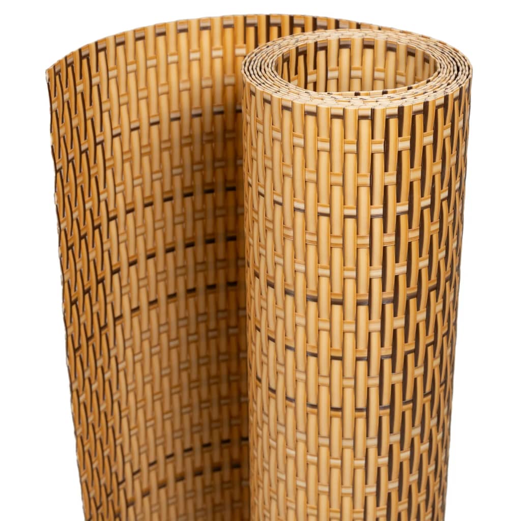 Parvekesuoja Vaaleanruskea 1000X90 Cm Polyrottinki