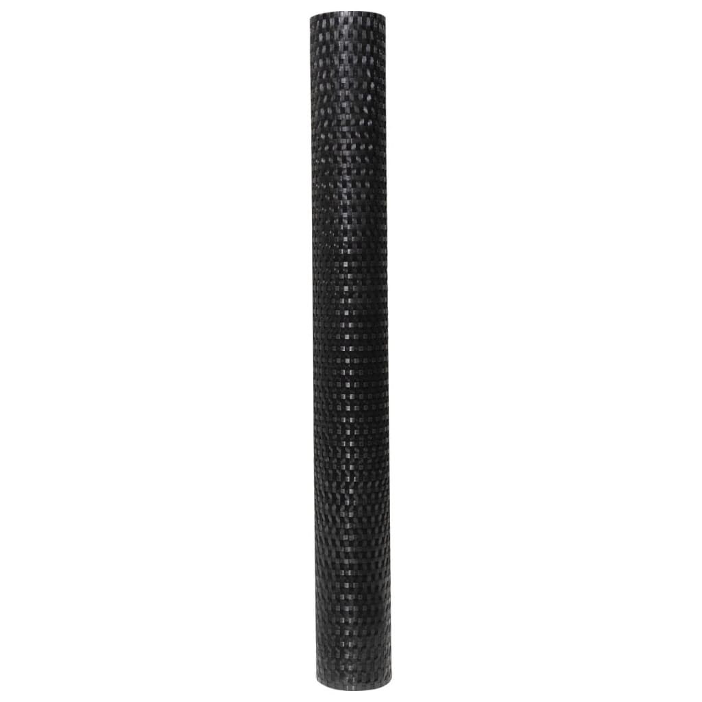 Parvekesuoja Musta 300X100 Cm Polyrottinki