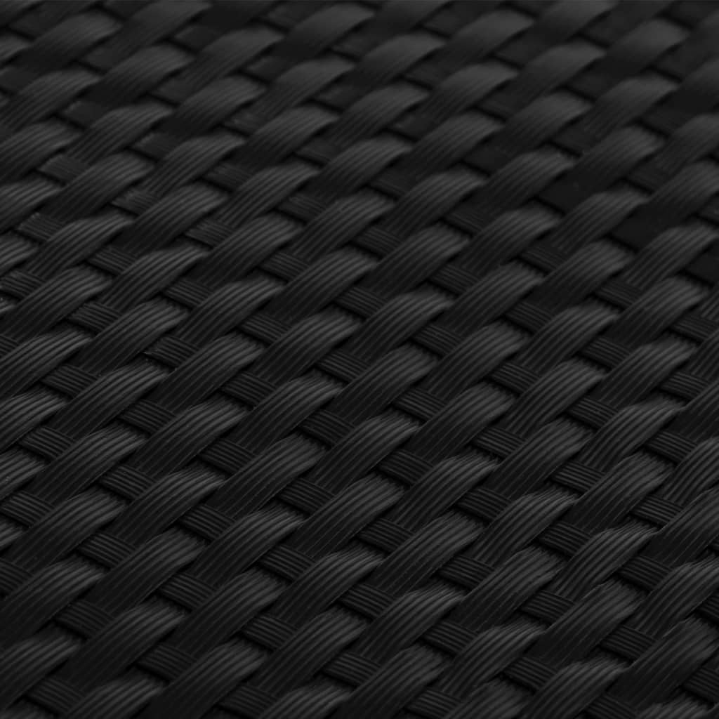 Parvekesuoja Musta 300X100 Cm Polyrottinki