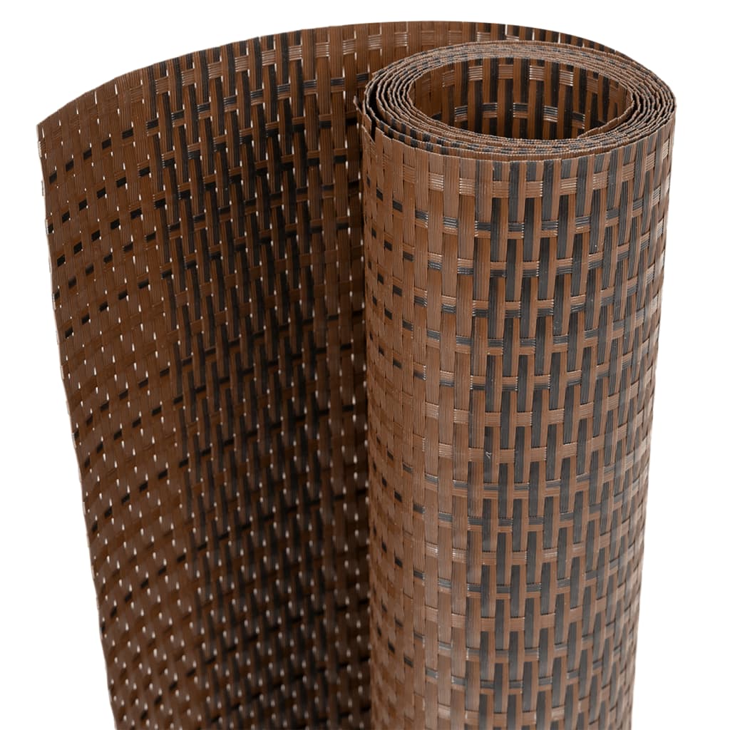 Parvekesuojat 10 Kpl Ruskea Ja Musta 255X19 Cm Polyrottinki