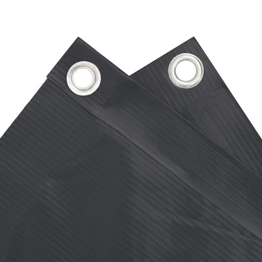 Parvekkeen Yksityisyyssuoja Antrasiitti 600X75 Cm Pvc