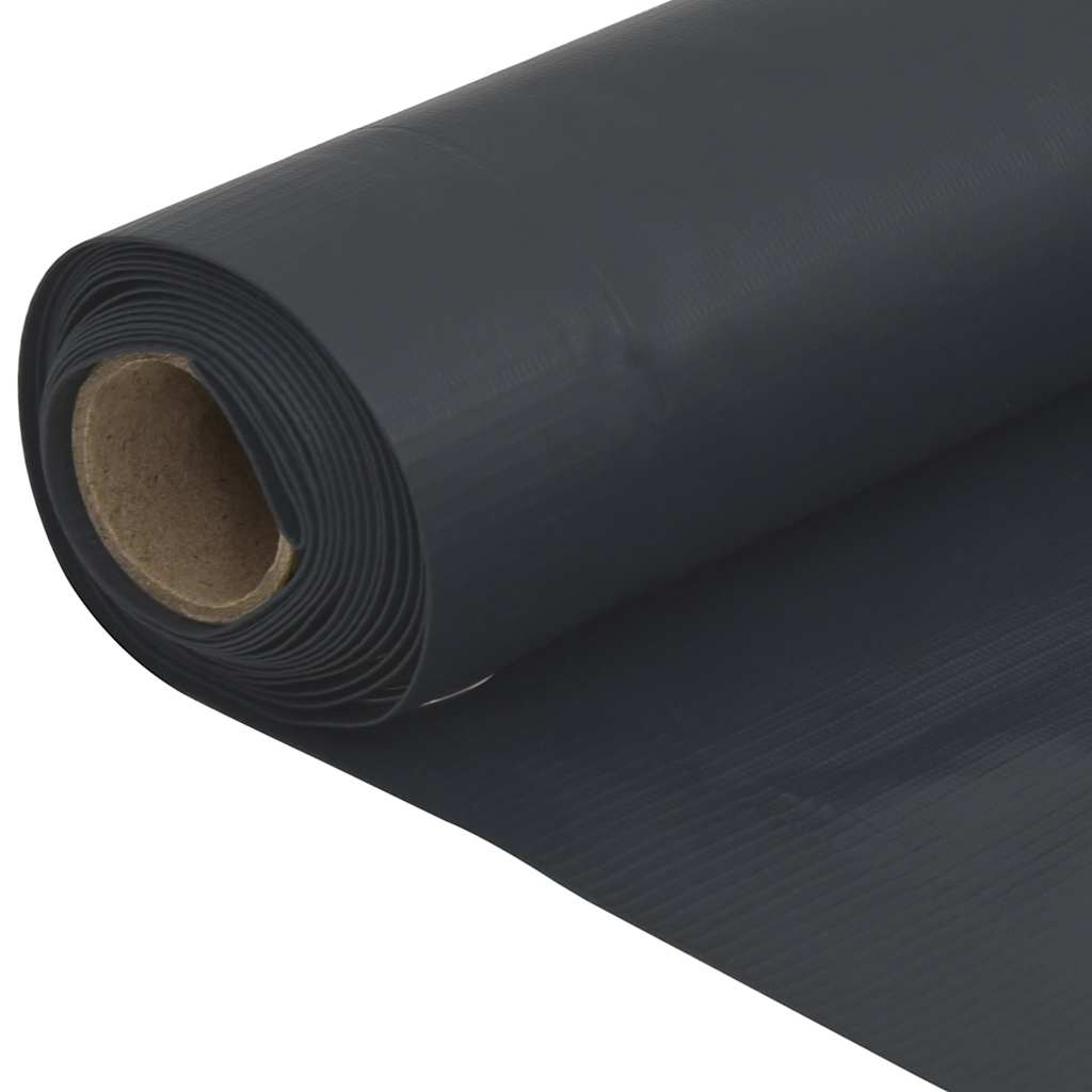Parvekkeen Yksityisyyssuoja Antrasiitti 600X75 Cm Pvc