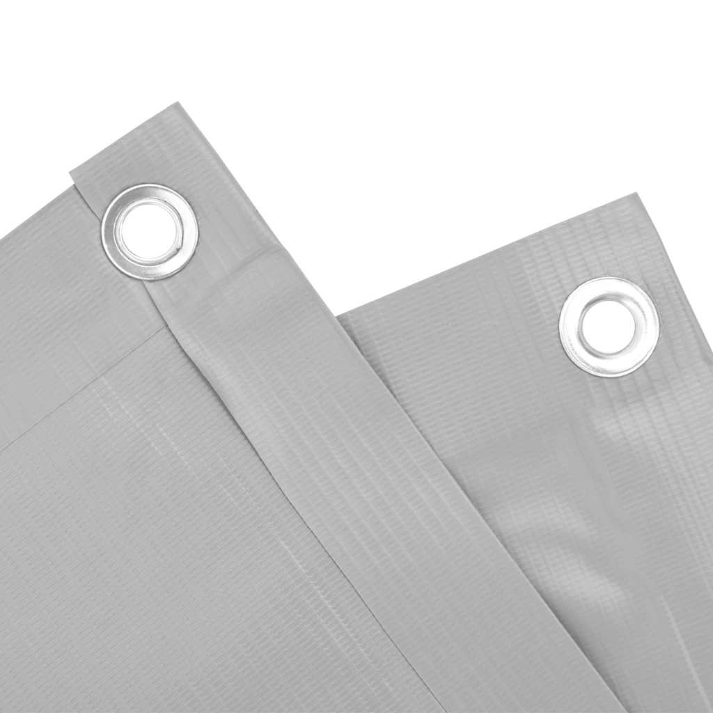 Parvekkeen Yksityisyyssuoja Harmaa 500X90 Cm Pvc