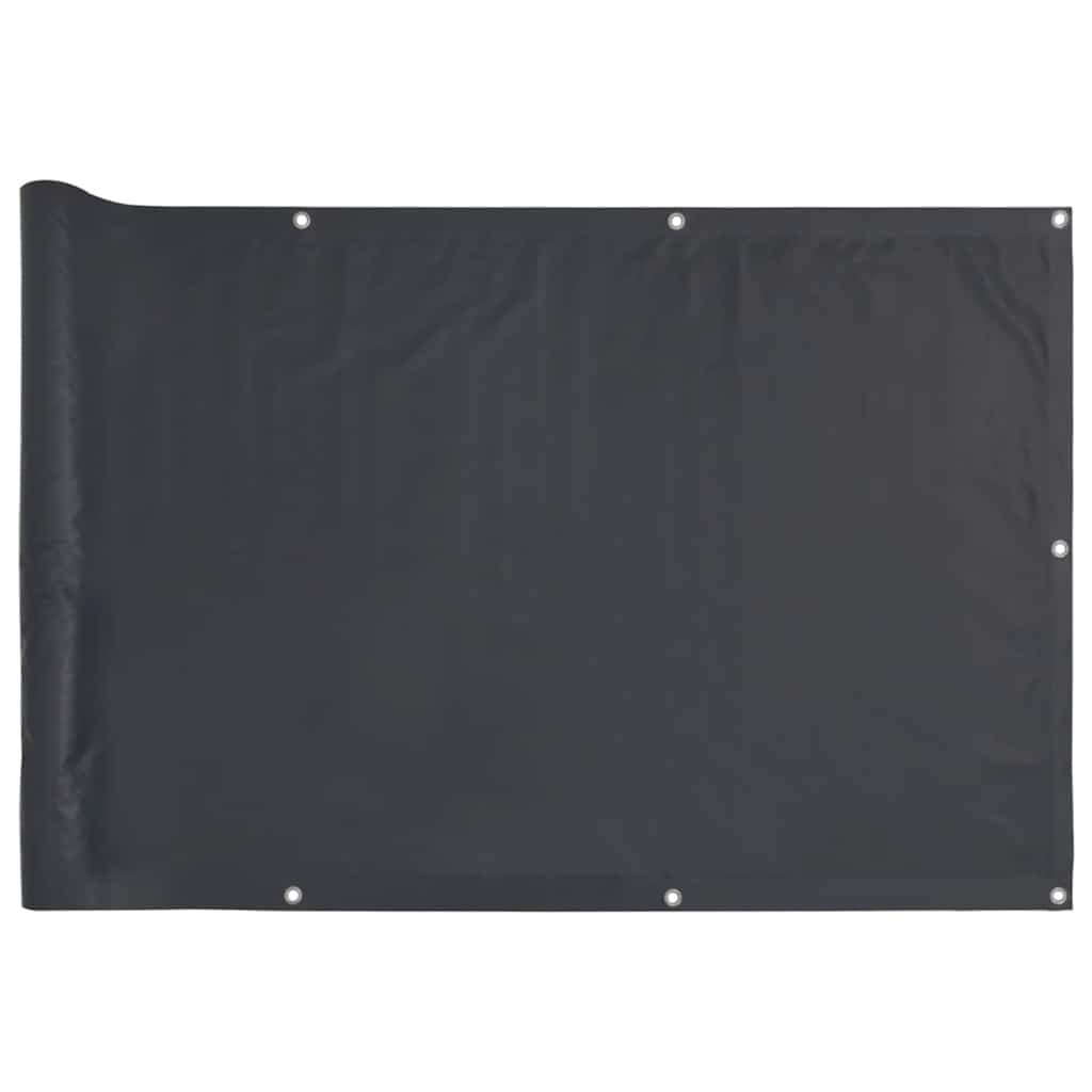 Parvekkeen Yksityisyyssuoja Antrasiitti 400X120 Cm Pvc