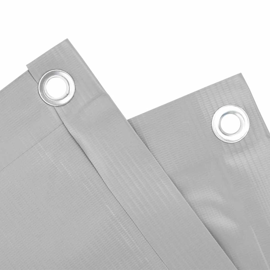 Parvekkeen Yksityisyyssuoja Harmaa 500X120 Cm Pvc