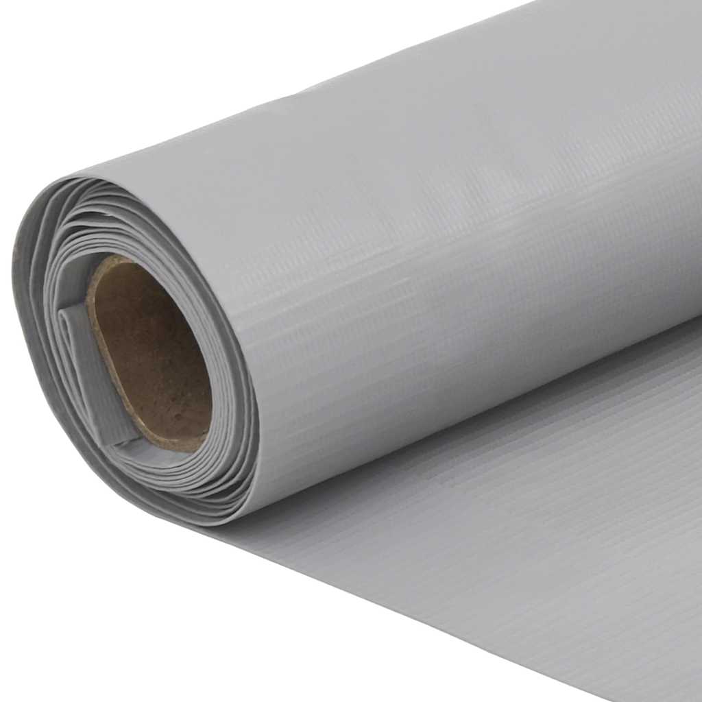 Parvekkeen Yksityisyyssuoja Harmaa 600X120 Cm Pvc