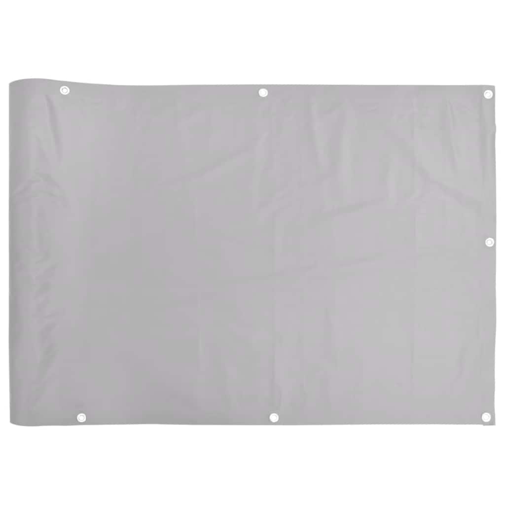 Parvekkeen Yksityisyyssuoja Harmaa 700X120 Cm Pvc