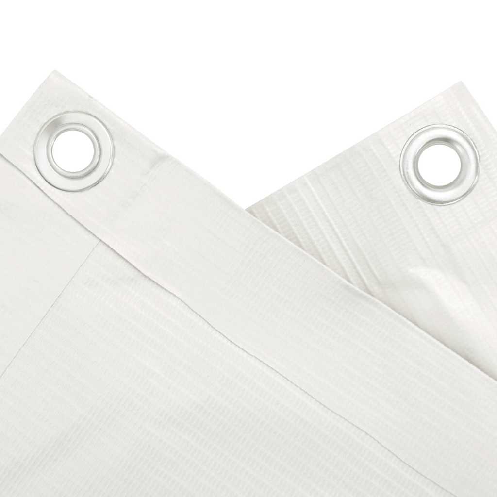 Parvekkeen Yksityisyyssuoja Valkoinen 800X120 Cm Pvc