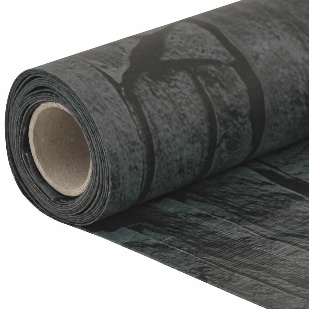 Parvekkeen Yksityisyyssuoja Kivityyli Harmaa 600X120 Cm Pvc