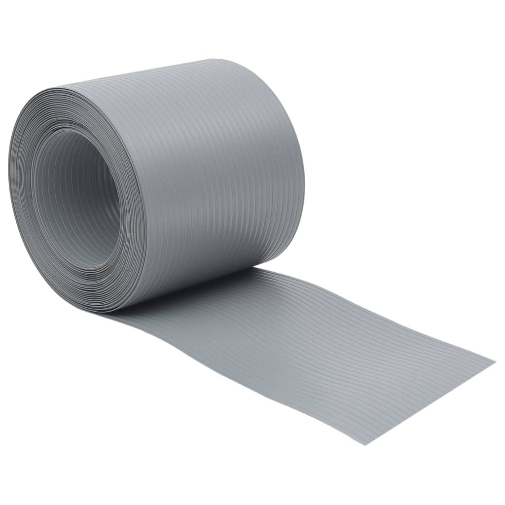 Puutarhan Yksityisyydensuojat 10 Kpl Harmaa 252,5X19 Cm Pvc
