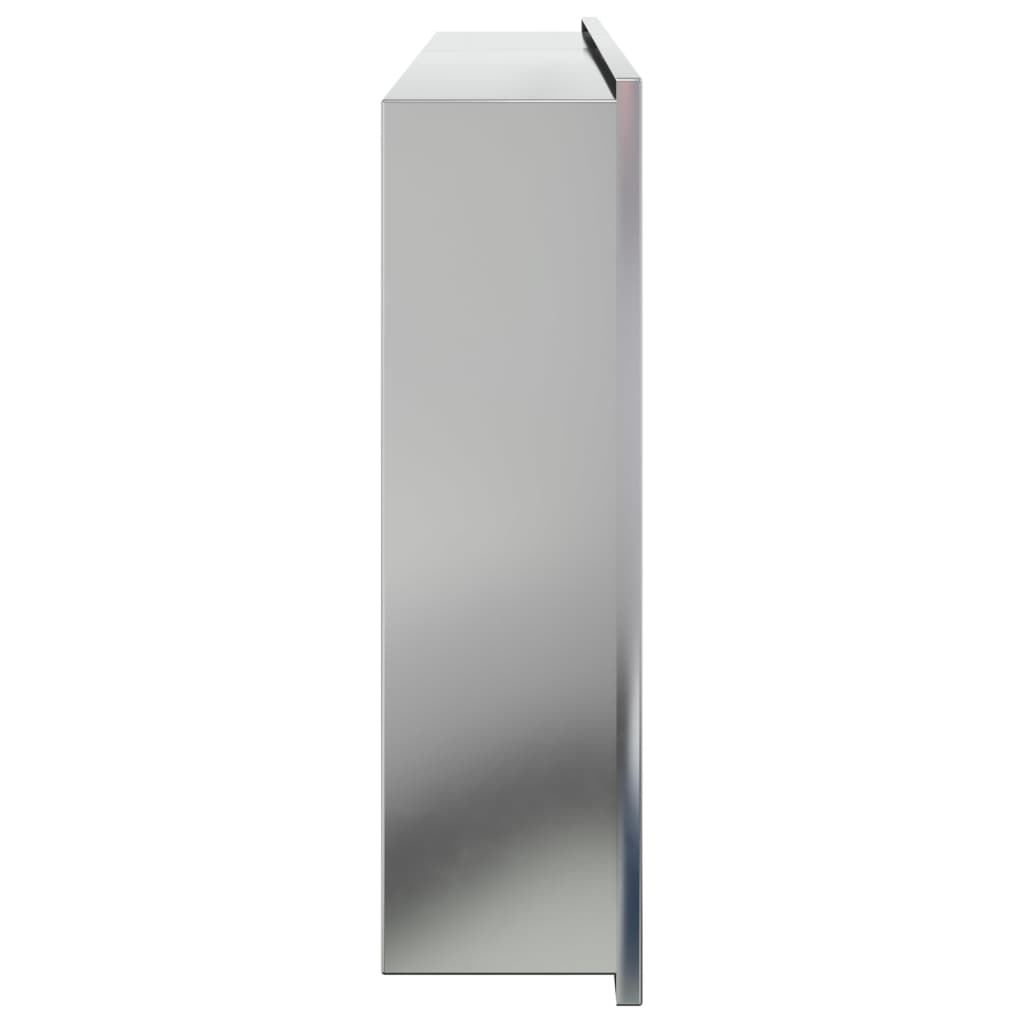 Suihkuhylly Harjattu Hopea 62X32X9 Cm Ruostumaton Teräs