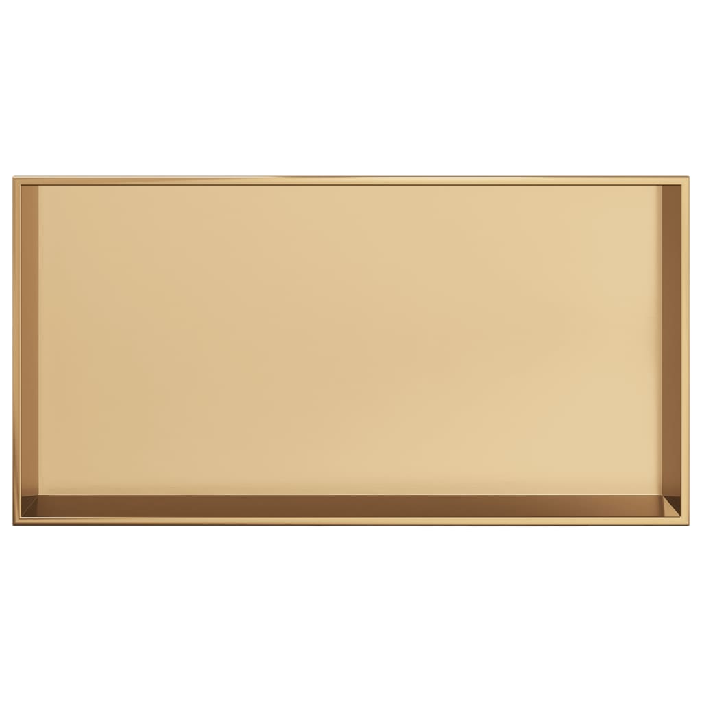 Suihkuhylly Harjattu Kulta 62X32X9 Cm Ruostumaton Teräs