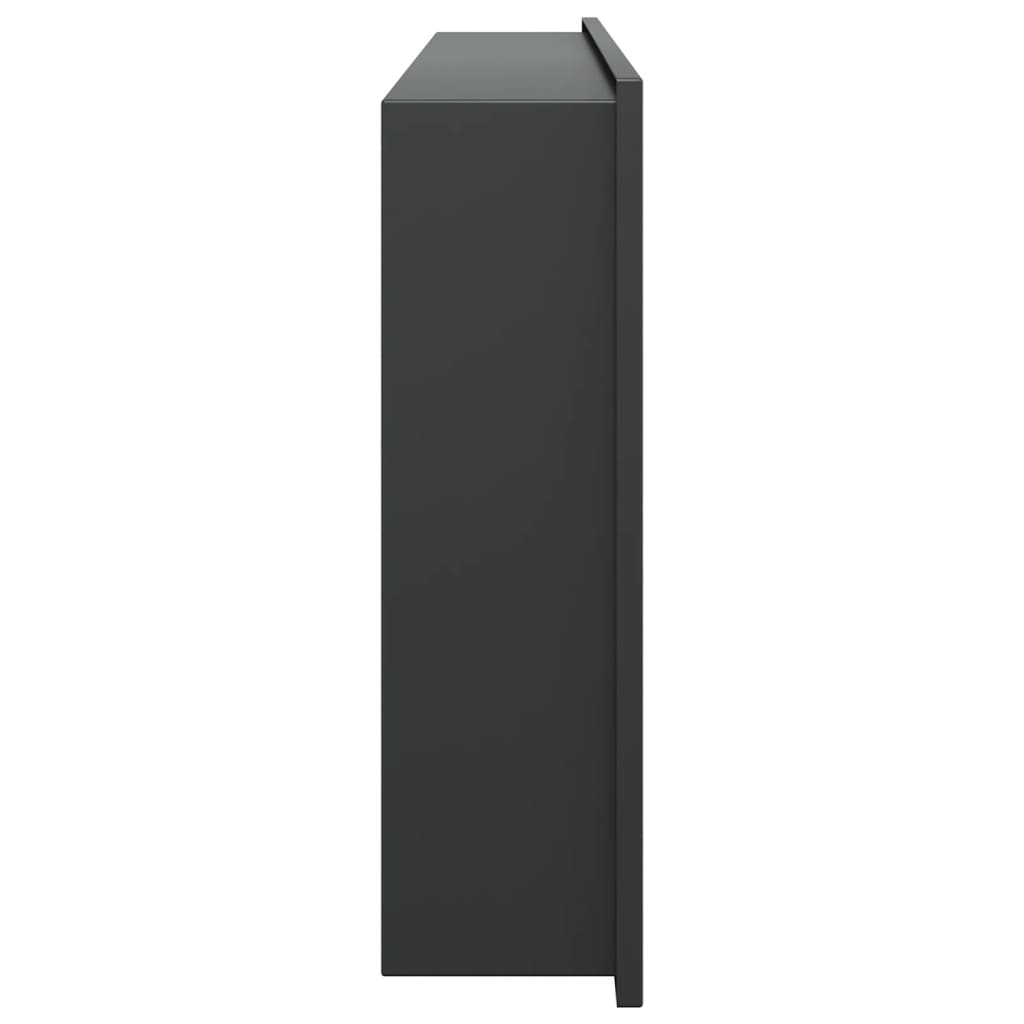 Suihkuhylly Matta Musta 62X32X9 Cm Ruostumaton Teräs