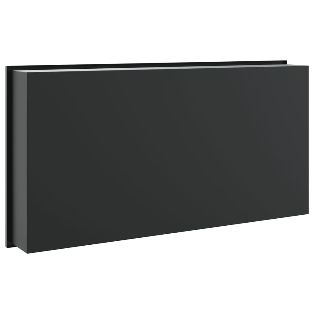 Suihkuhylly Matta Musta 62X32X9 Cm Ruostumaton Teräs