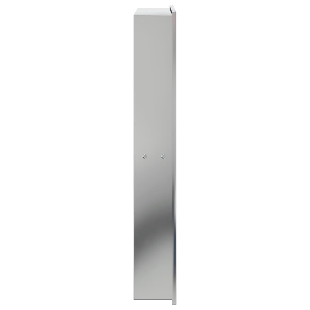 Suihkuhylly Harjattu Hopea 32X62X9 Cm Ruostumaton Teräs