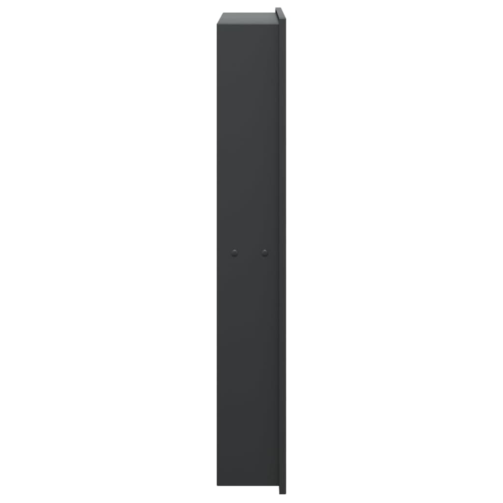 Suihkuhylly Matta Musta 32X62X9 Cm Ruostumaton Teräs
