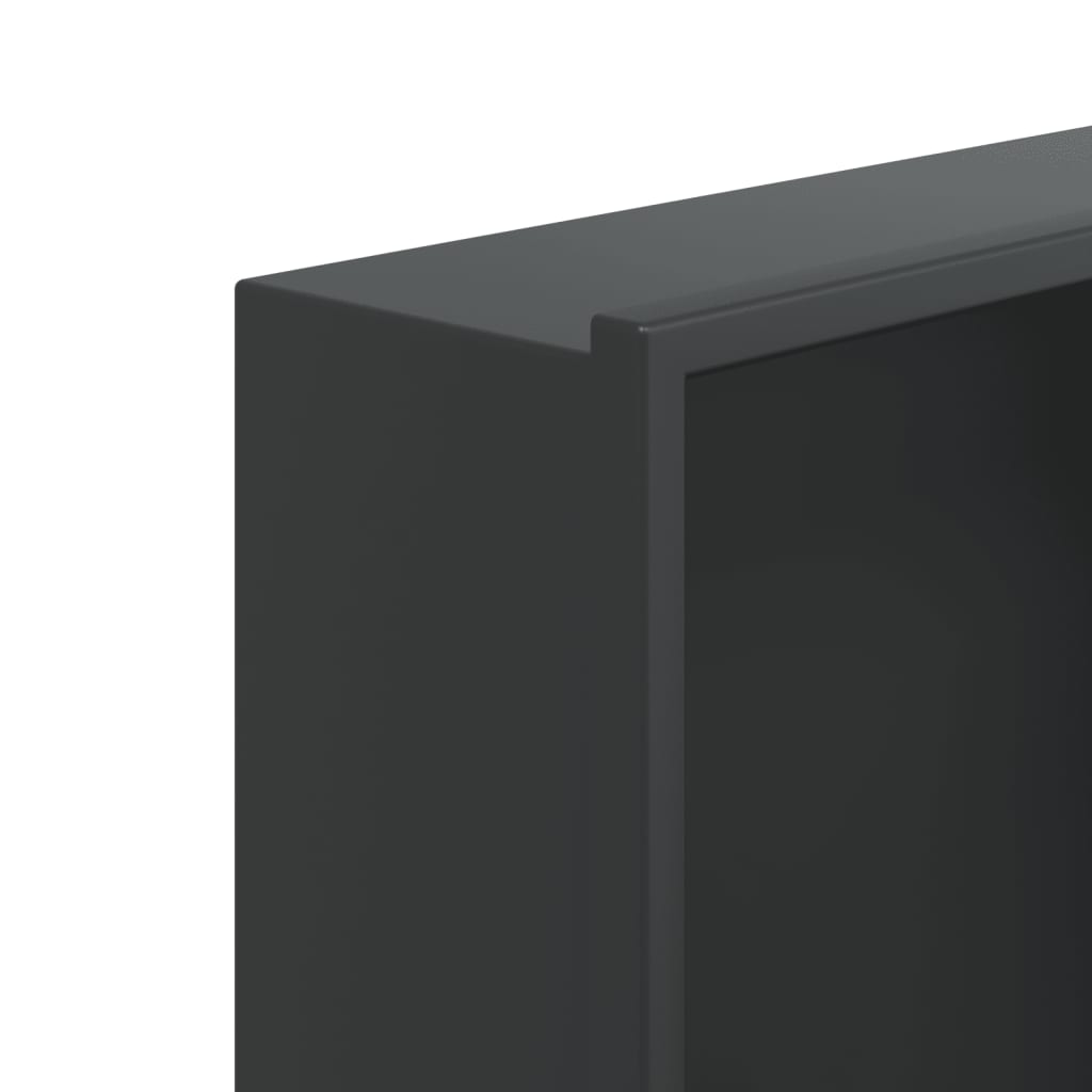 Suihkuhylly Matta Musta 32X62X9 Cm Ruostumaton Teräs