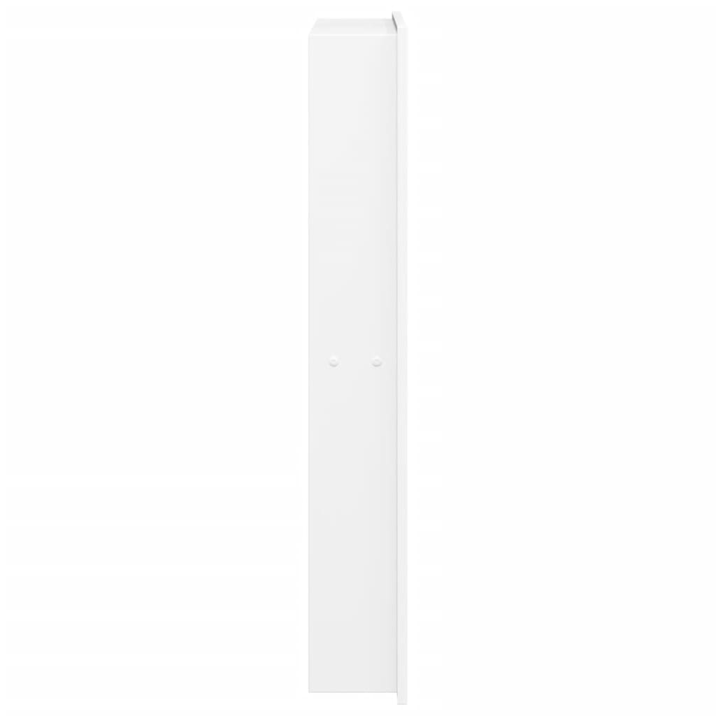 Suihkuhylly Matta Valkoinen 32X62X9 Cm Ruostumaton Teräs