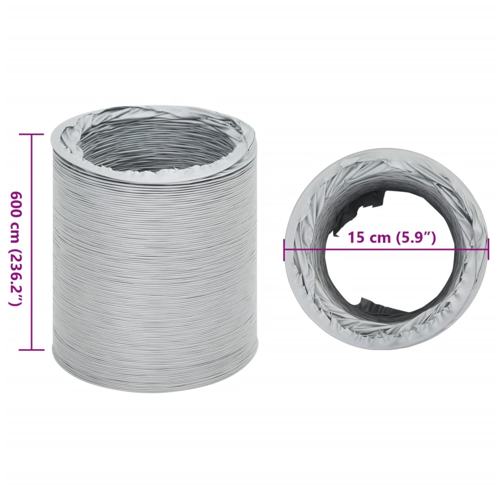 Ilmanpoistokanava Pvc 6 M Ø15 Cm