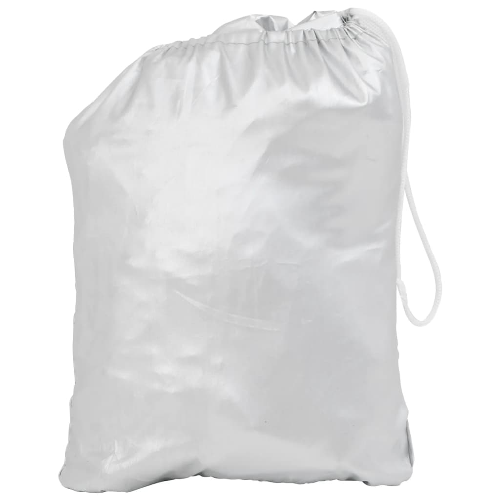 Auton Puolipeite Koukuilla Hopea Xl