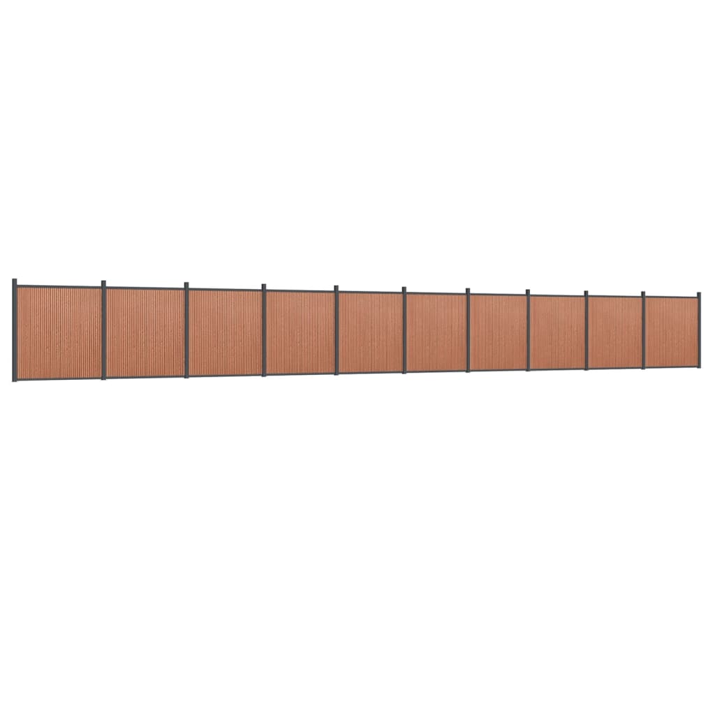Aitapaneeli Ruskea 1737X186 Cm Wpc