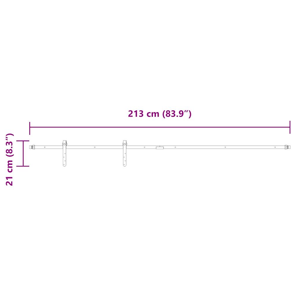 Liukukaapin Ovisarja 213 Cm Hiiliteräs