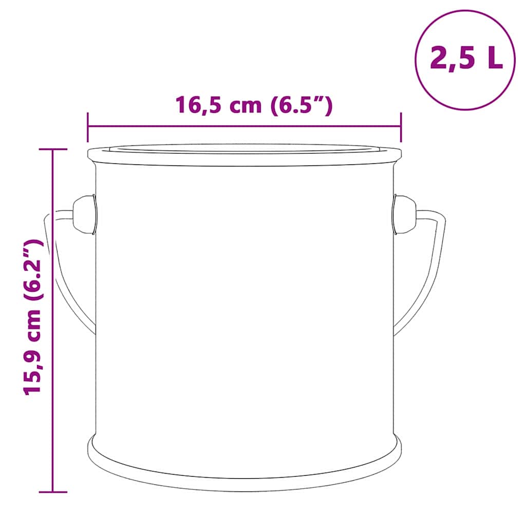 Seinämaali Ruskea 2,5 L Seinätaideteos