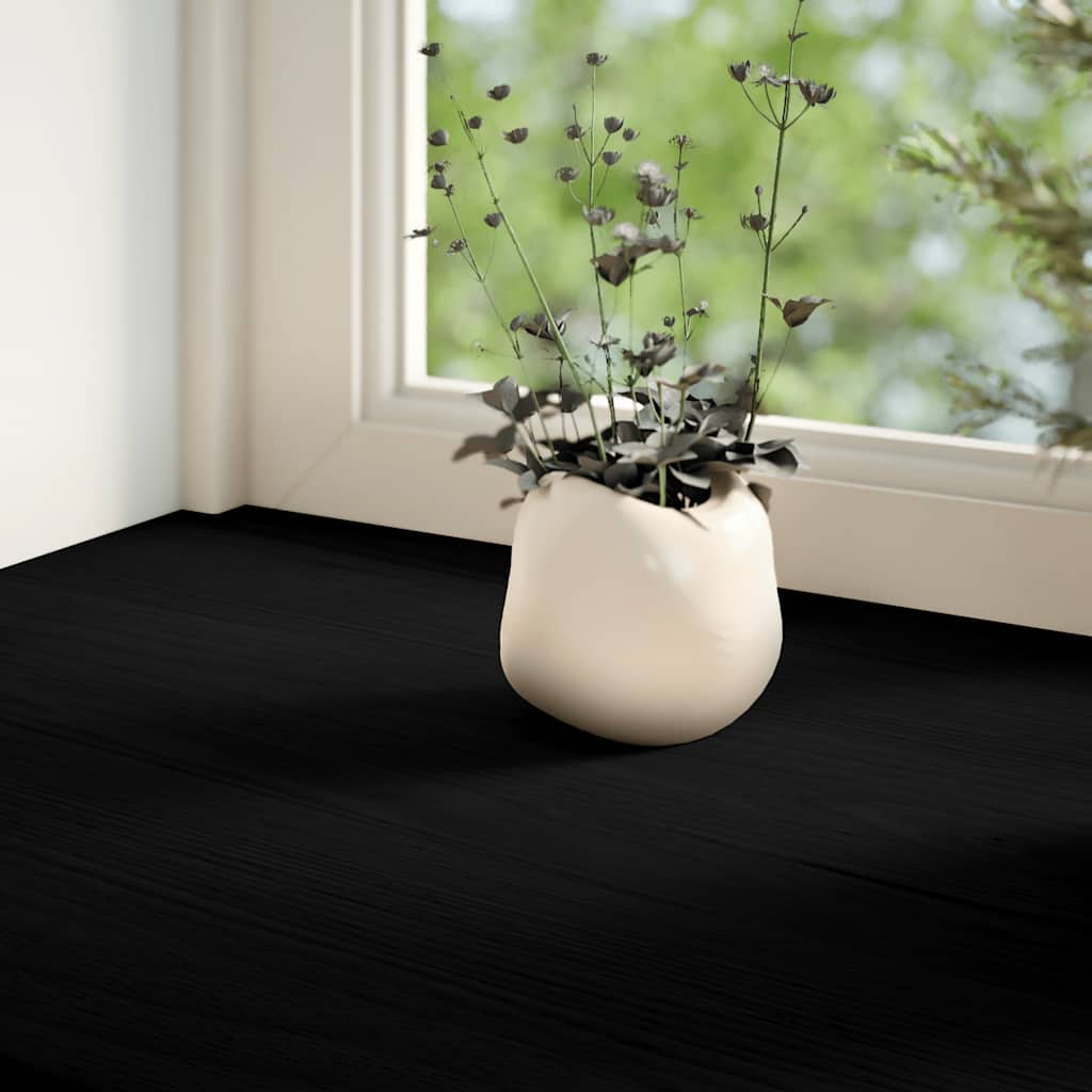 Ikkunalaudat 2 Kpl Ruskeanmusta 120X15X2 Cm Massiivipuutammea