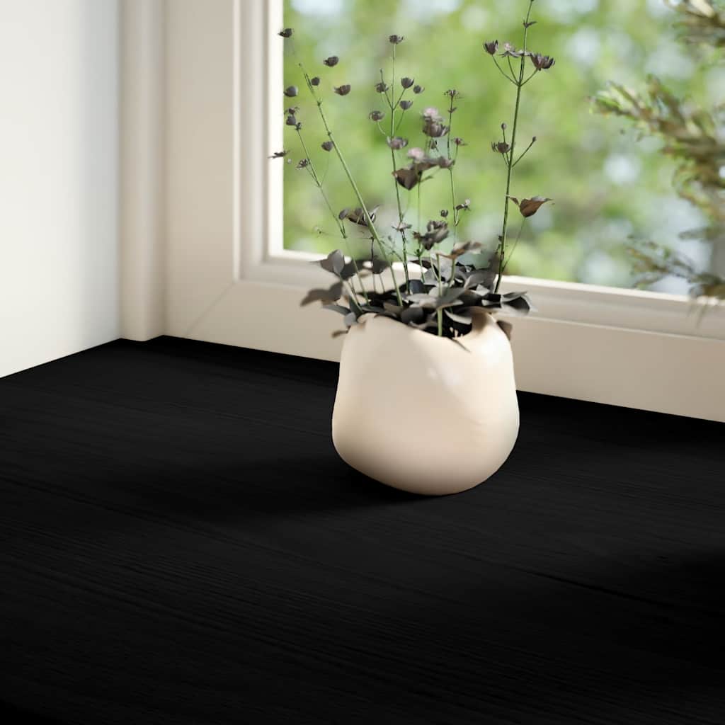 Ikkunalaudat 2 Kpl Ruskeanmusta 100X40X2 Cm Massiivipuutammea