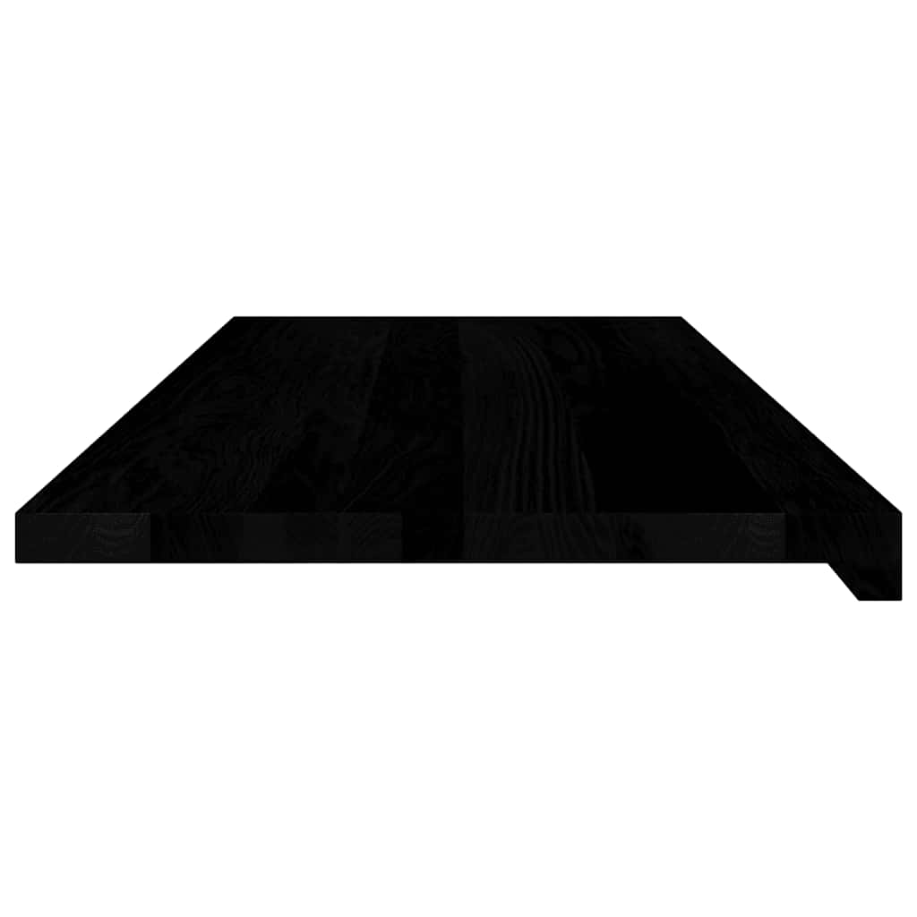 Ikkunalaudat 2 Kpl Ruskeanmusta 100X40X2 Cm Massiivipuutammea