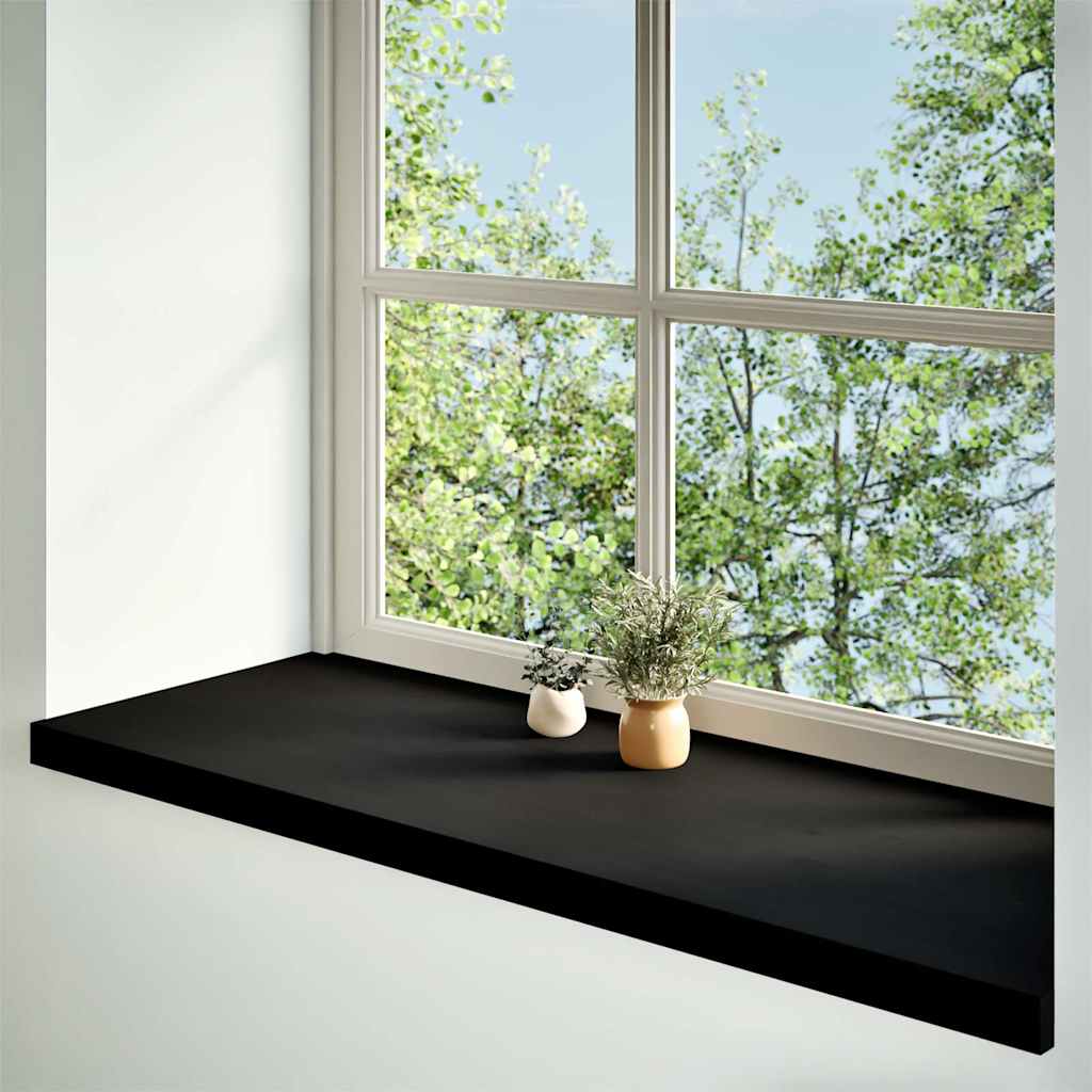 Ikkunalaudat 2 Kpl Ruskeanmusta 120X40X2 Cm Massiivipuutammea