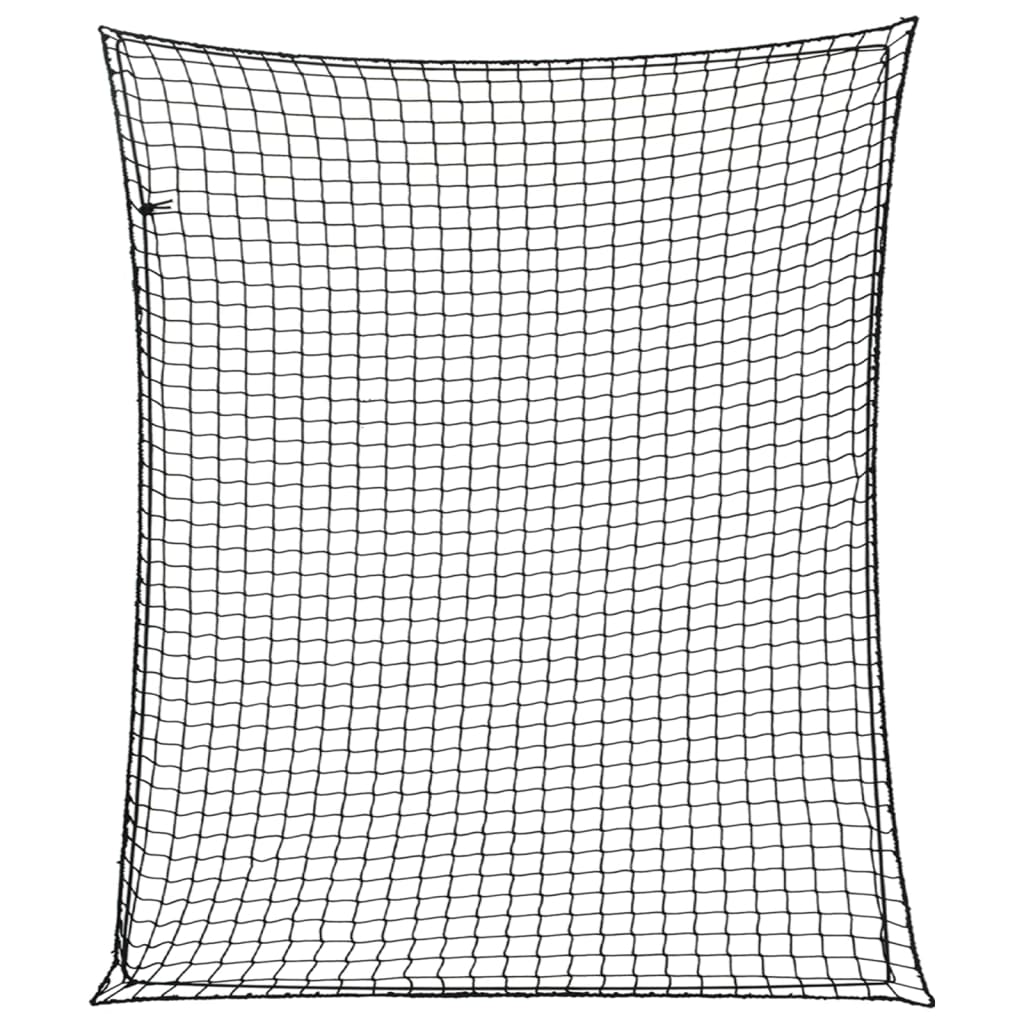 Peräkärryn Verkko Joustavalla Köydellä Musta 3,5X3 M Pp