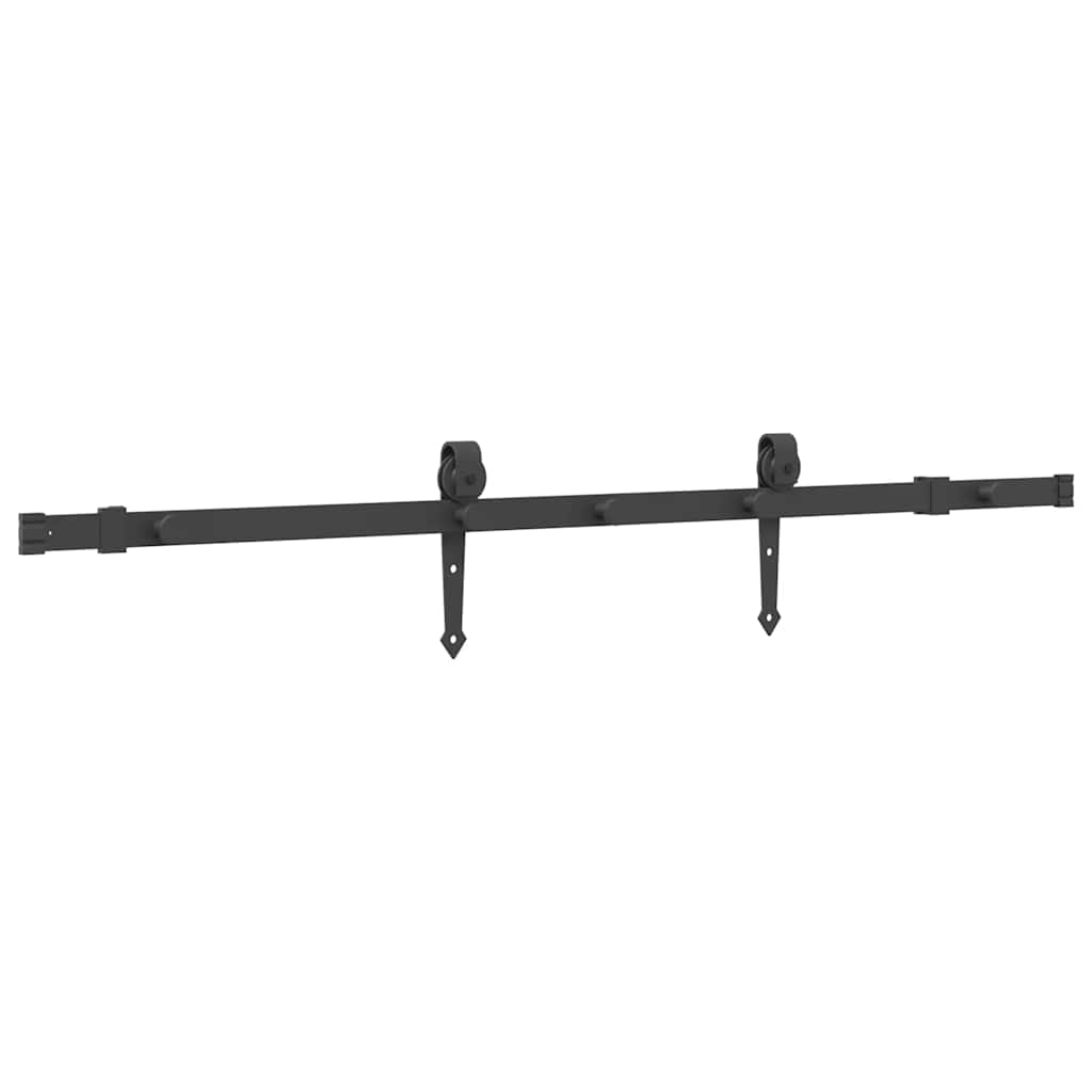 Liukuoven Asennussarja Teräs 152,5 Cm Musta