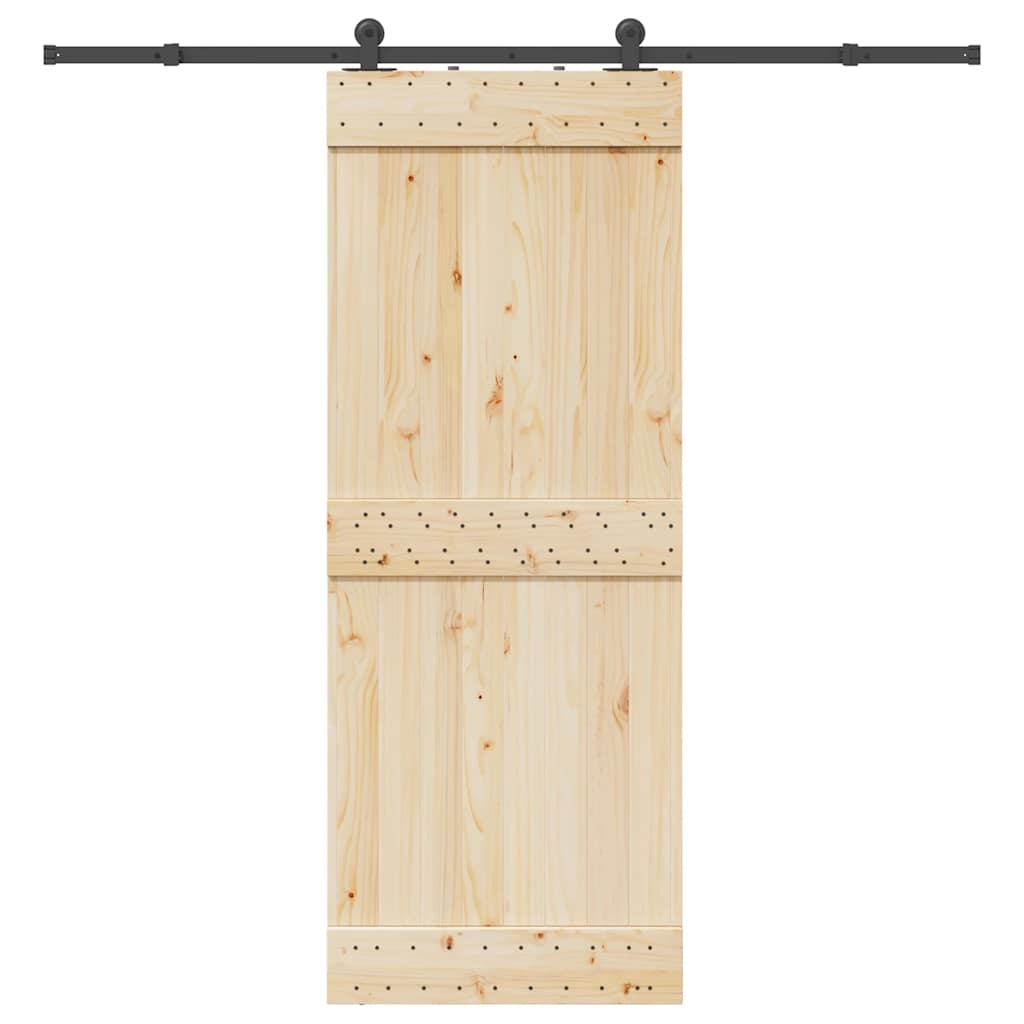 Liukuoven Asennussarja Teräs 213,5 Cm Musta