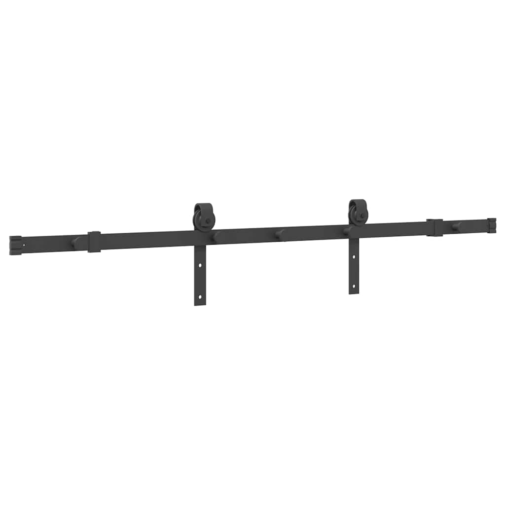 Liukuoven Asennussarja Teräs 152,5 Cm Musta