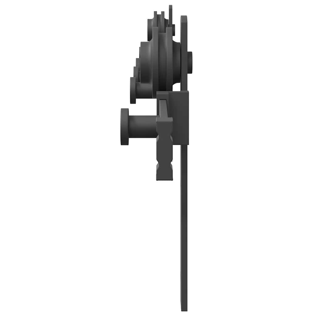 Liukuovi Hardware Kit 152 Cm Teräs Musta