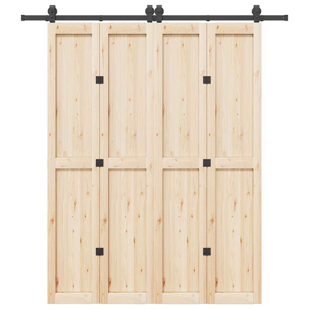 Liukuoven Asennussarja Teräs 200 Cm Musta