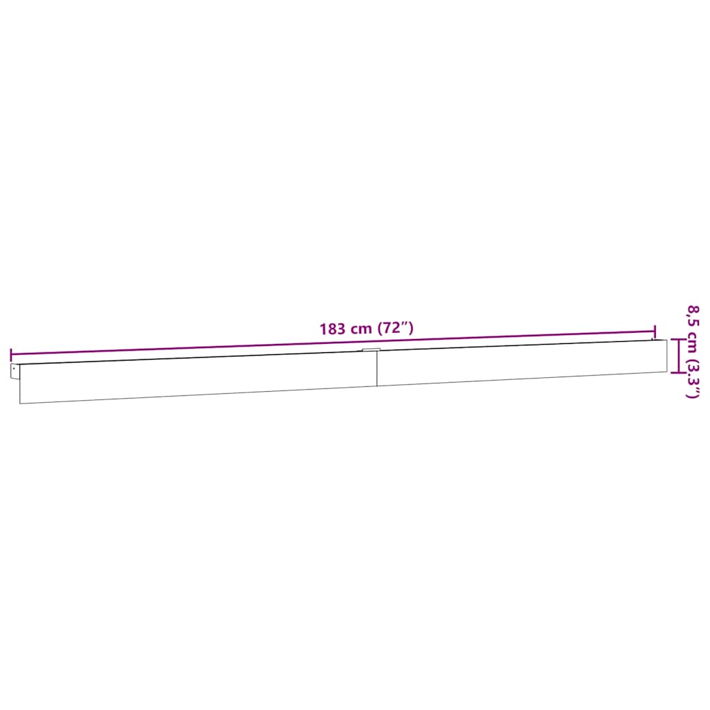 Liukuovi Hardware Kit 183 Cm Alumiiniseos Sliver