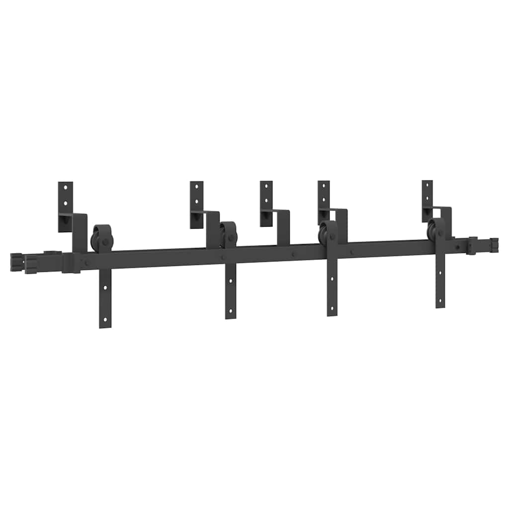Liukuoven Asennussarja Teräs 152,5 Cm Musta
