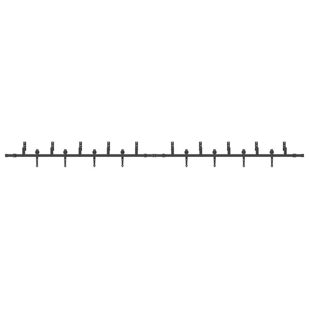 Liukuovi Hardware Kit 427 Cm Teräs Musta